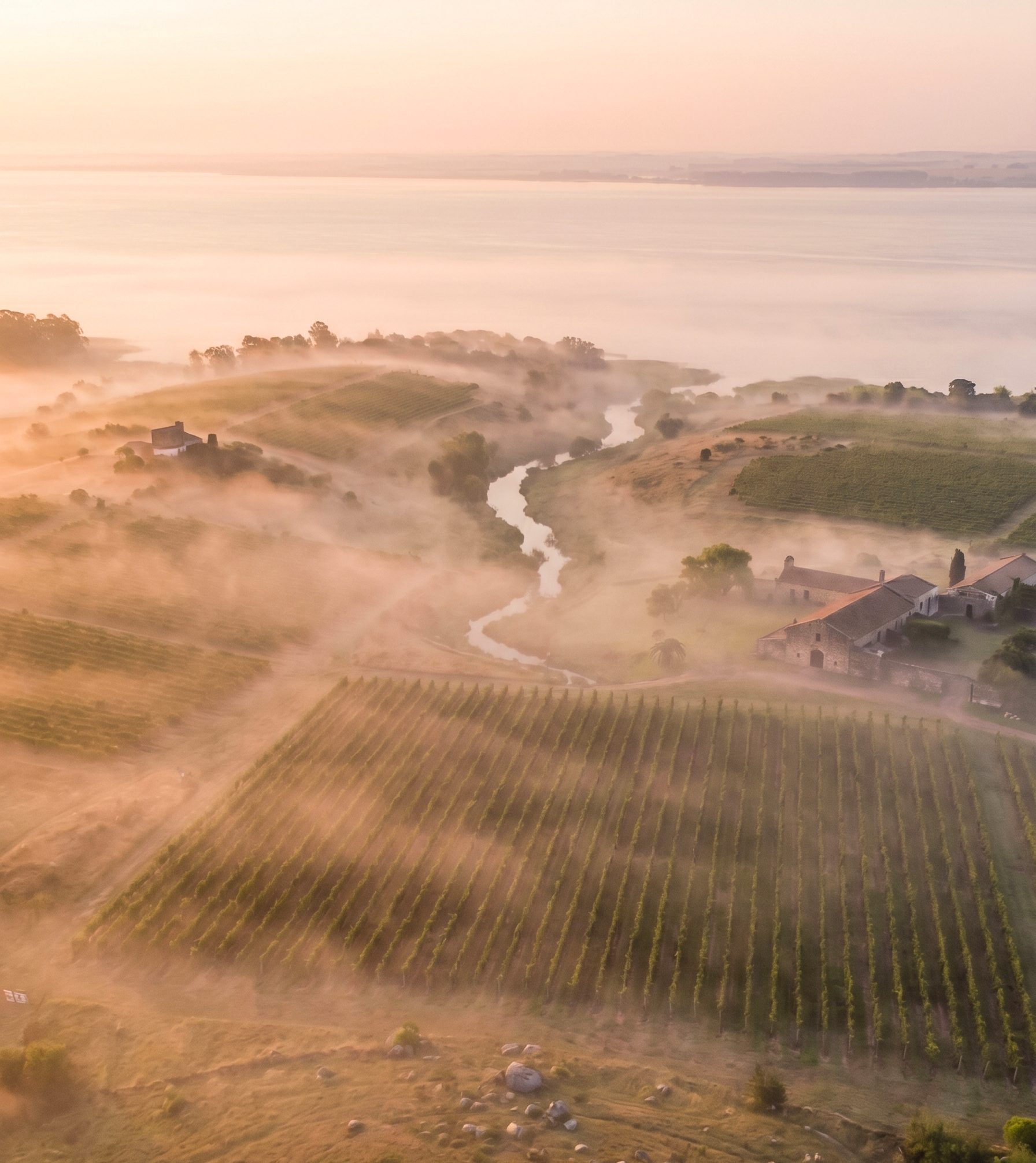 Vista aérea Bodega Los Cerros de San Juan