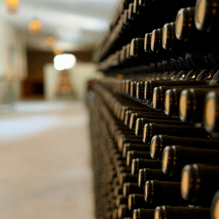 Botellas de Los Cerros de San Juan para exportación