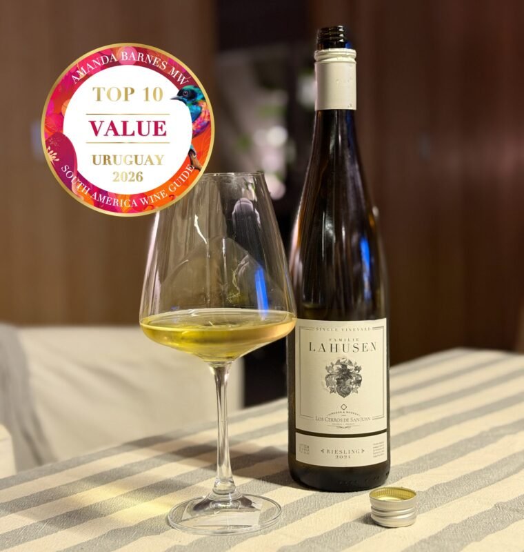 Lahusen Riesling 2024 reconocido Top 10 Value Uruguay 2026
